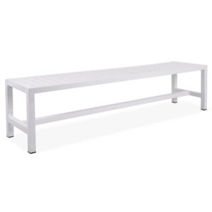 Banco Lyon com estrutura de alumínio e pintura eletrostática